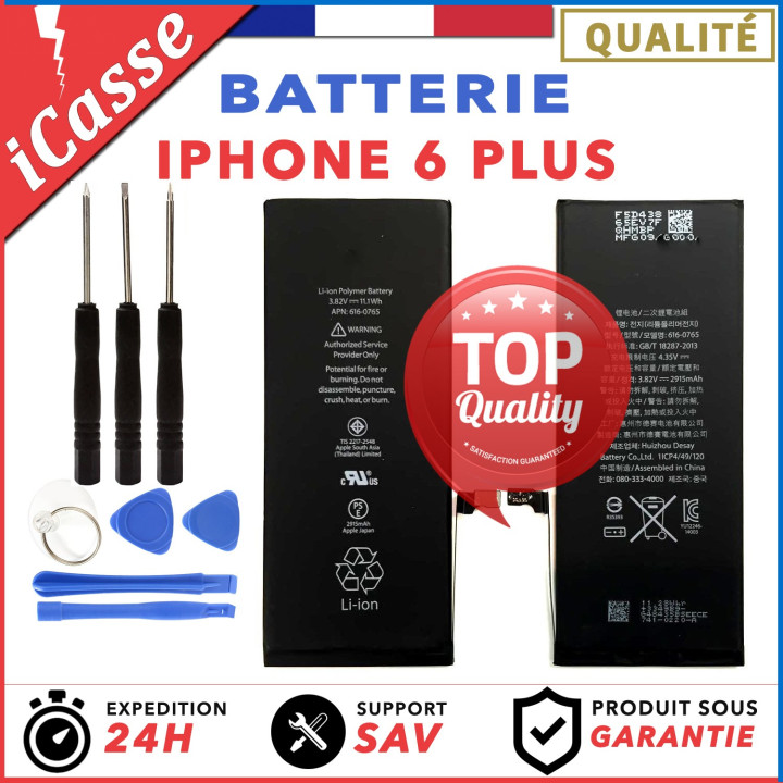 BATTERIE INTERNE POUR IPHONE 6 PLUS Haute Qualité NEUVE + OUTILS