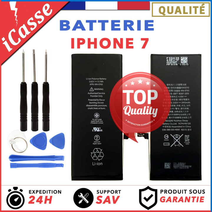 BATTERIE Haute Qualite INTERNE POUR IPHONE 7 NEUVE + KIT OUTILS