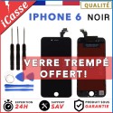 LCD + Touch Screen for IPHONE 6 BLACK ON FRAME + TOOLS