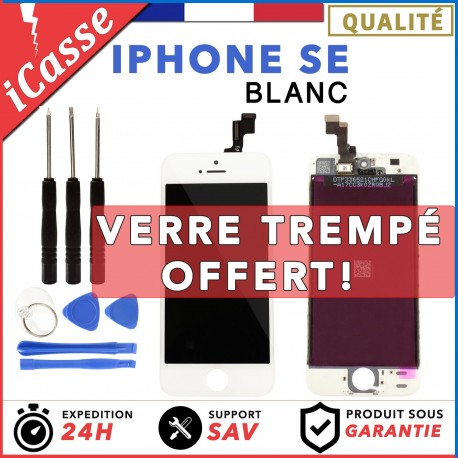 IPHONE SE LCD SCREEN COMPLETE - WHITE