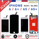 LCD SCREEN ON FRAME + TOUCH for IPHONE 6 / 6+ / 6S / 6S+ BLACK WHITE