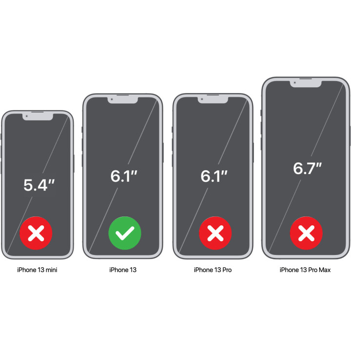 Écran OLED pour iPhone 13 + joint + verre trempé + outils
