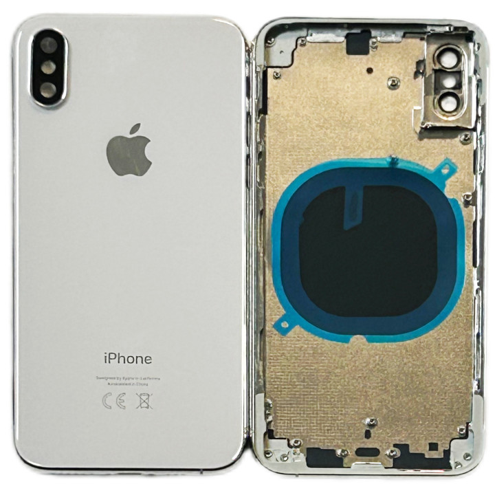 Châssis arrière NU pour iPhone XS Blanc + outils + joint