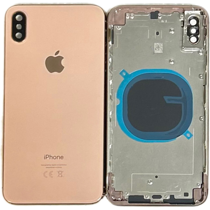 Châssis arrière NU pour iPhone XS Max Or + outils + joint