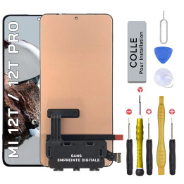 Écran LCD pour Xiaomi 12T et Xiaomi 12T Pro + outils + colle