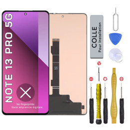 Écran LCD pour Xiaomi Redmi Note 13 Pro 5G + outils + colle
