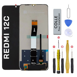 Écran LCD pour Xiaomi Redmi 12C + outils + colle