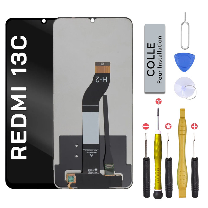 Écran LCD pour Xiaomi Redmi 13C + outils + colle