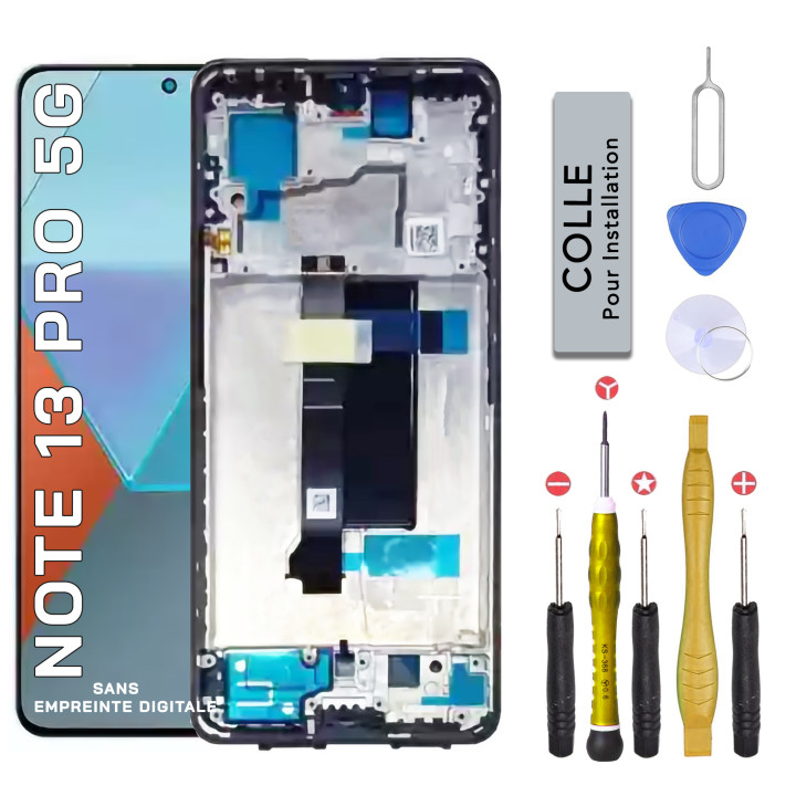 Écran complet pour Xiaomi Redmi Note 13 Pro 5G + outils + colle