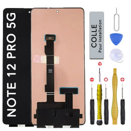 Écran LCD pour Xiaomi Redmi Note 12 Pro 5G + outils + colle