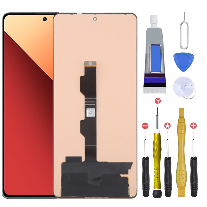 Écran LCD pour Xiaomi Redmi Note 13 Pro 4G + outils + colle