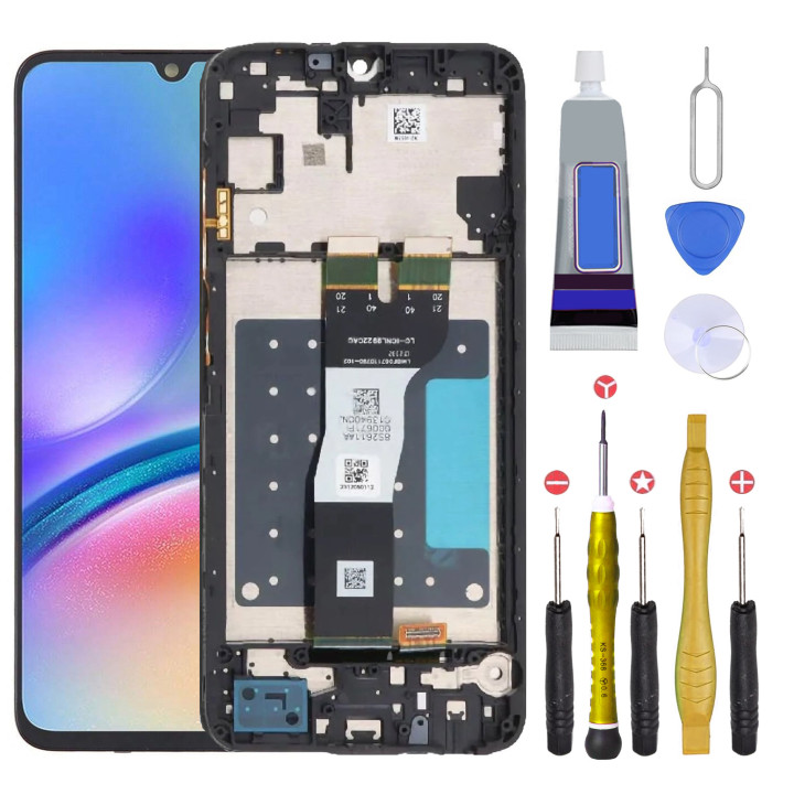 Écran complet pour Samsung Galaxy A05S + outils + colle
