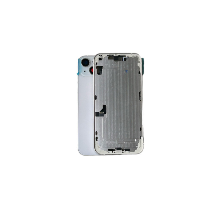 Châssis complet prémonté pour iPhone 14 Blanc + NFC + joint + outils
