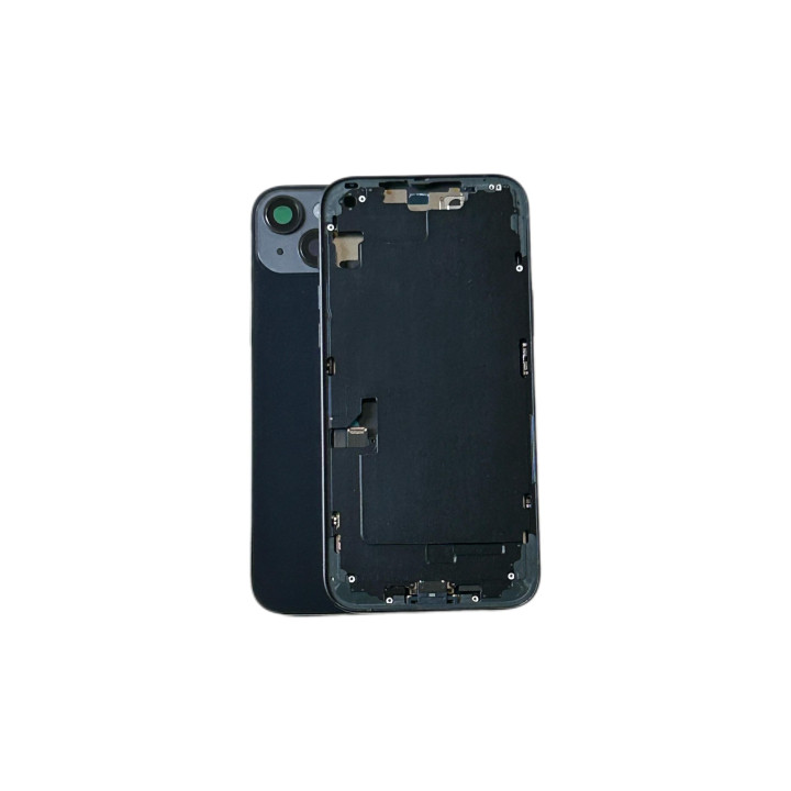 Châssis complet prémonté pour iPhone 14 Plus Noir + NFC + joint + outils