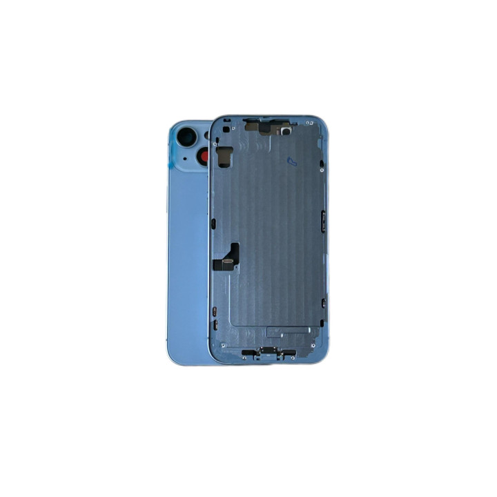 Châssis complet prémonté pour iPhone 14 Plus Bleu + NFC + joint + outils