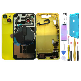 Châssis complet prémonté pour iPhone 14 Plus Jaune + NFC + joint + outils