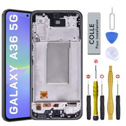 Écran LCD complet pour Samsung Galaxy A36 5G + outils + colle