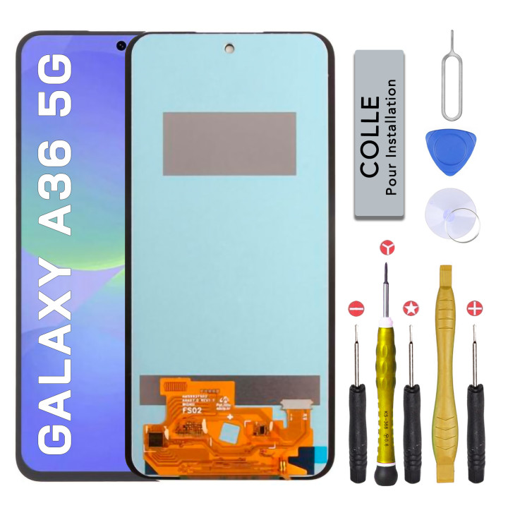 Écran LCD pour Samsung Galaxy A36 5G + outils + colle
