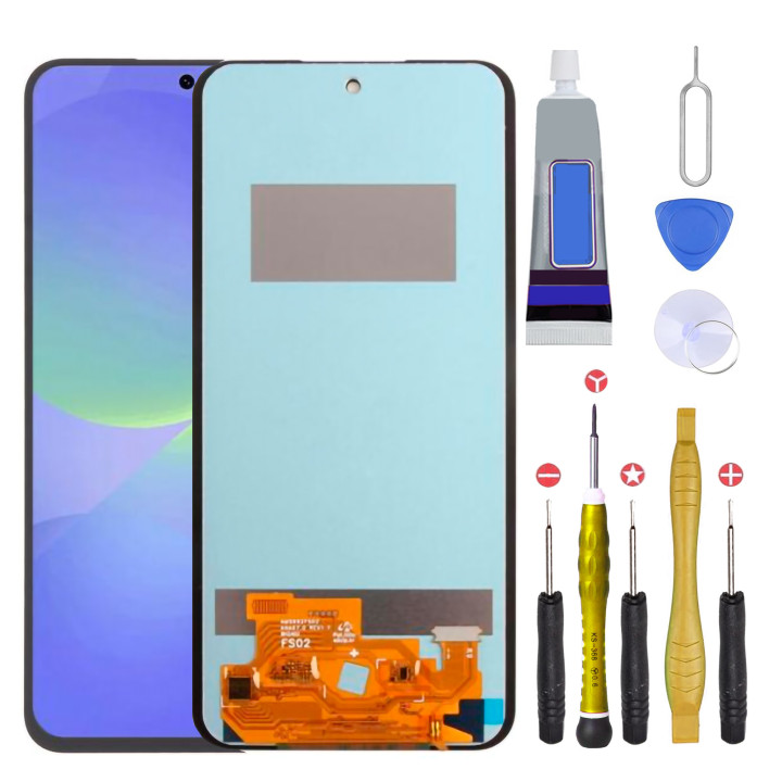 Écran LCD pour Samsung Galaxy A36 5G + outils + colle