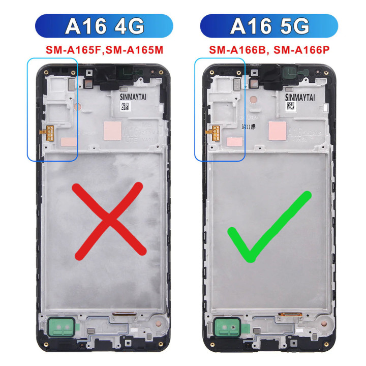 Écran complet pour Samsung Galaxy A16 5G + outils + colle
