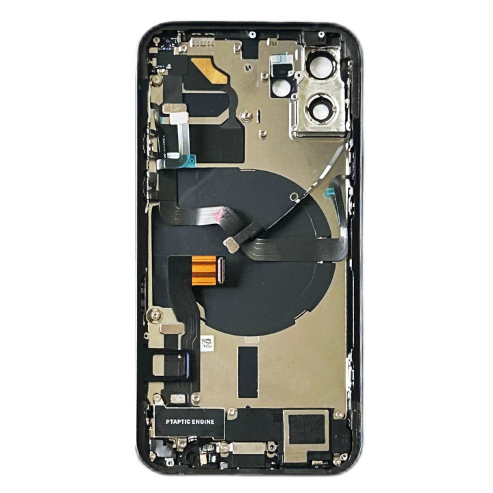 Châssis complet prémonté pour iPhone 12 Mini Rouge + NFC + joint + outils