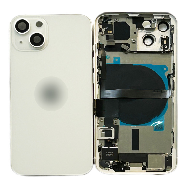 Châssis complet prémonté pour iPhone 13 Mini Blanc + NFC + joint + outils