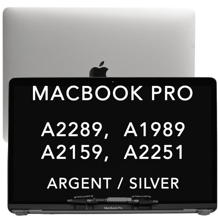 Écran complet pour MacBook Pro A2289 / A1989 / A2159 / A2251 Blanc
