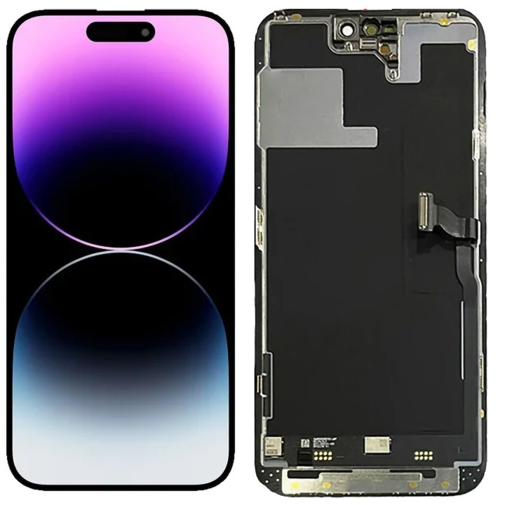 Écran pour iPhone 14 Pro + joint + verre trempé + outils