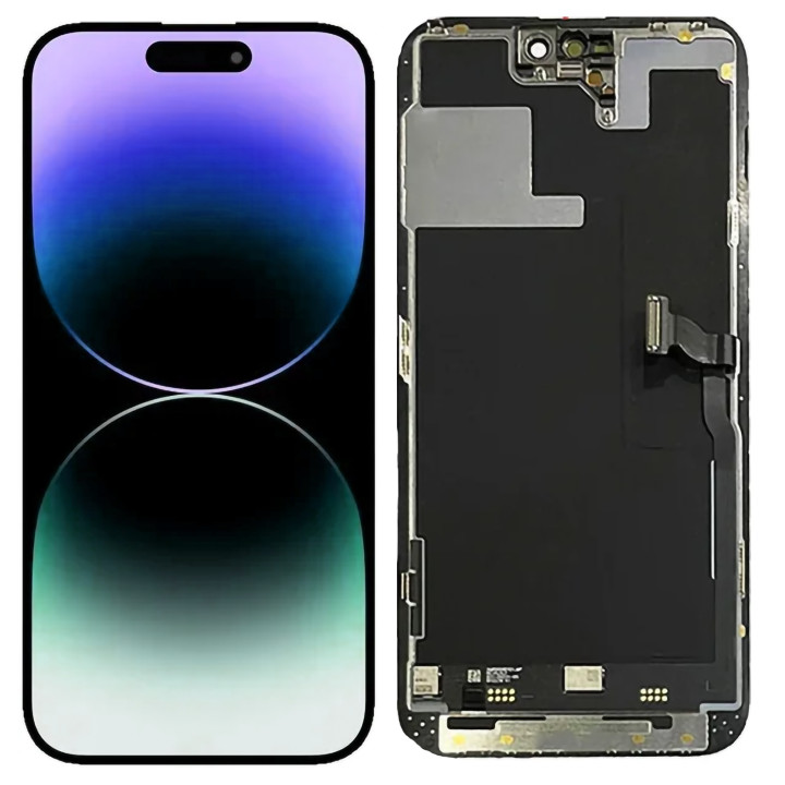 Écran pour iPhone 14 Pro Max + joint + verre trempé + outils