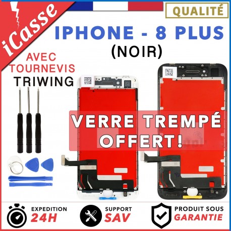 LCD SCREEN + TOUCH SCREEN ON CHASSIS FOR IPHONE 7 OR 7 PLUS