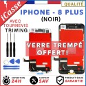 LCD SCREEN + TOUCH GLASS for IPHONE 8 PLUS BLACK + TOOLS