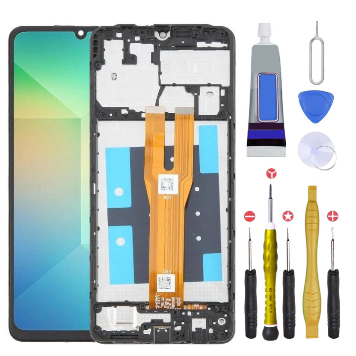 Écran complet pour Samsung Galaxy A06 4G + outils + colle