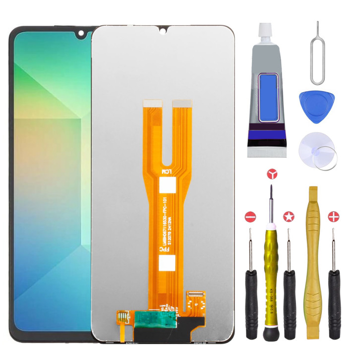 Écran LCD pour Samsung Galaxy A06 4G + outils + colle