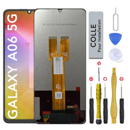 Écran LCD pour Samsung Galaxy A06 5G + outils + colle