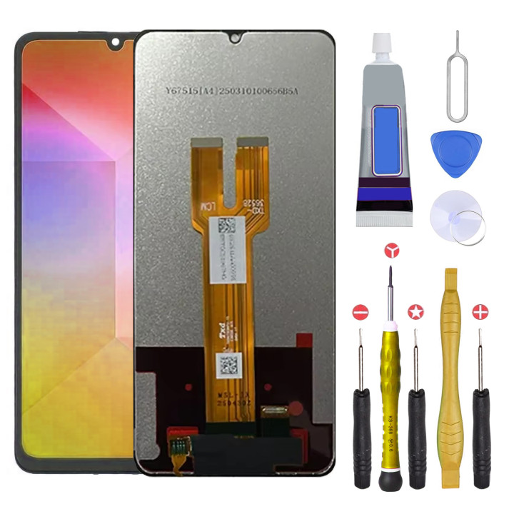 Écran LCD pour Samsung Galaxy A06 5G + outils + colle