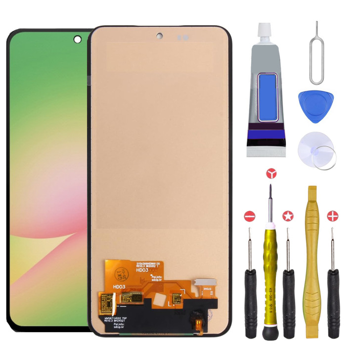 Écran LCD pour Samsung Galaxy A56 5G + outils + colle