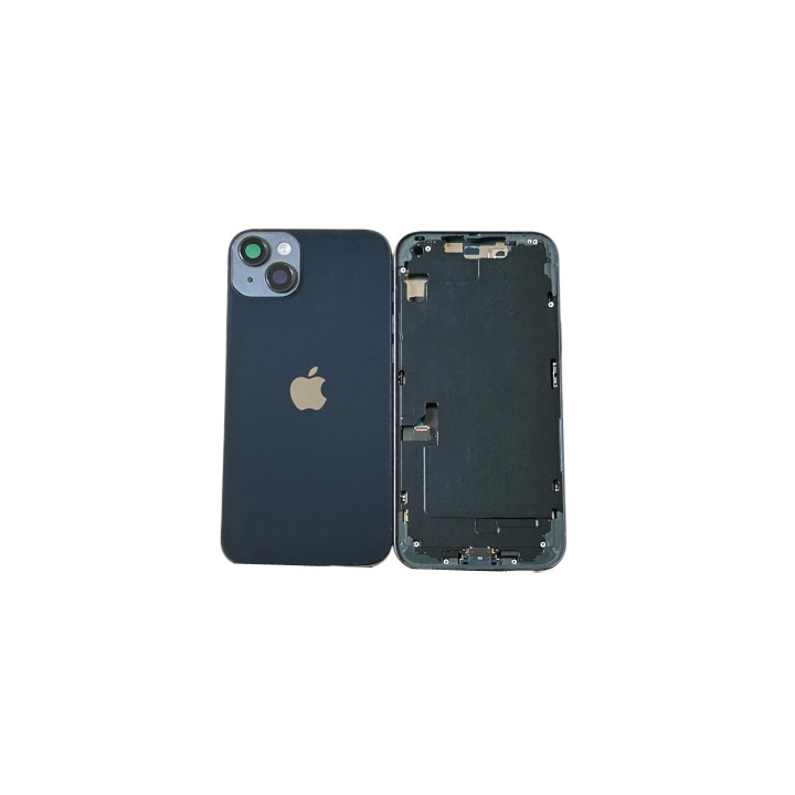 Châssis complet prémonté pour iPhone 14 Noir + NFC + joint + outils