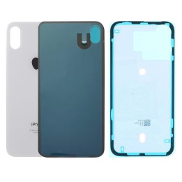Vitre Arriere Remplacement +Colle pour iPhone XS BLANC