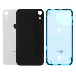 Vitre Arriere Remplacement +Colle pour iPhone XR BLANC