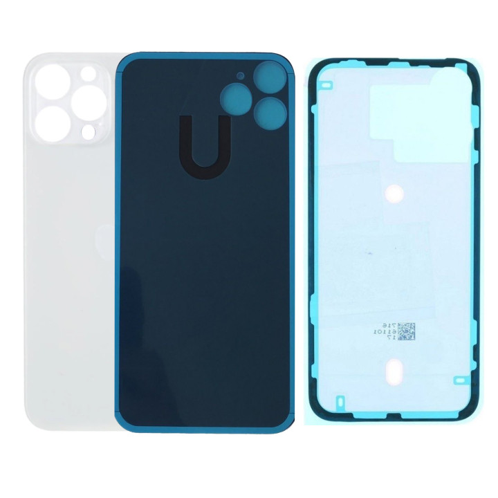 Vitre Arriere Remplacement +Colle pour iPhone 12 PRO MAX BLANC