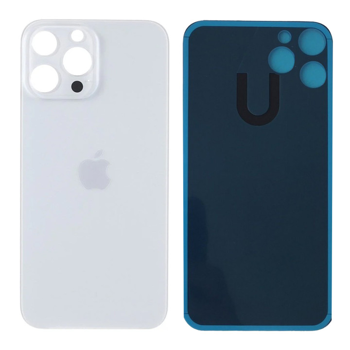 Vitre Arriere Remplacement +Colle pour iPhone 13 PRO Max BLANC