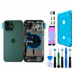 Châssis complet prémonté pour iPhone 13 Pro Vert + joint + outils