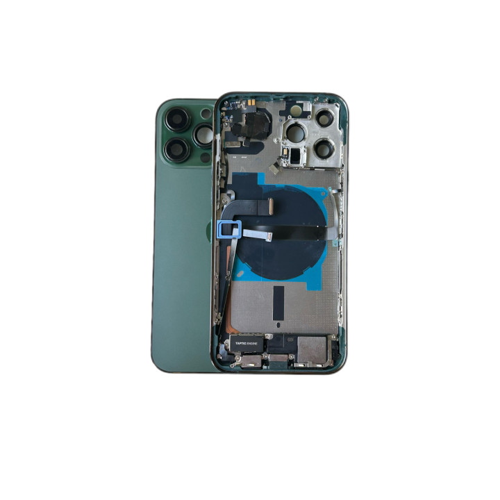 Châssis complet prémonté pour iPhone 13 Pro Vert + joint + outils