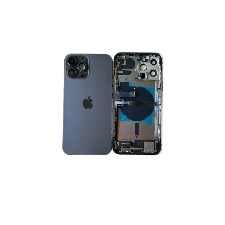 Complete preassembled chassis for iPhone 13 Pro Max Black + seal