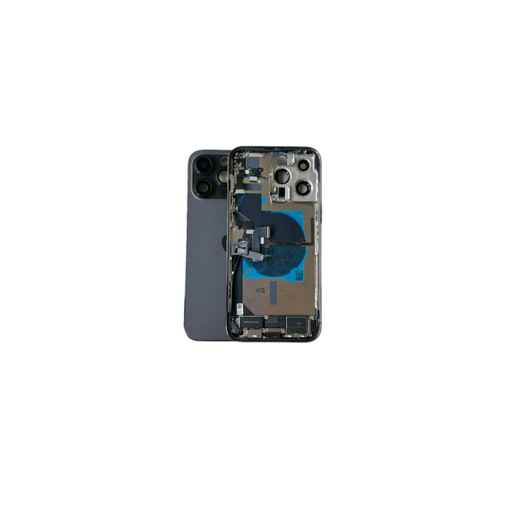 Châssis complet prémonté pour iPhone 14 Pro Noir + joint + outils