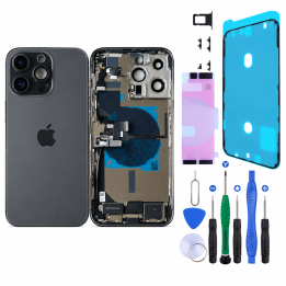 Châssis complet prémonté pour iPhone 14 Pro Max Noir + joint + outils