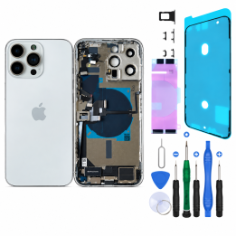 Complete preassembled chassis for iPhone 14 Pro Max White + seal