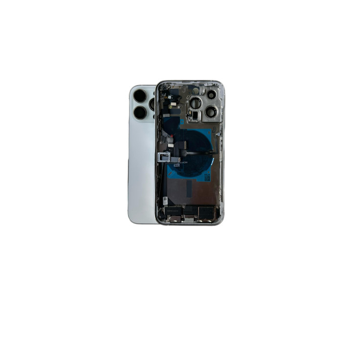 Châssis complet prémonté pour iPhone 14 Pro Max Blanc + joint + outils