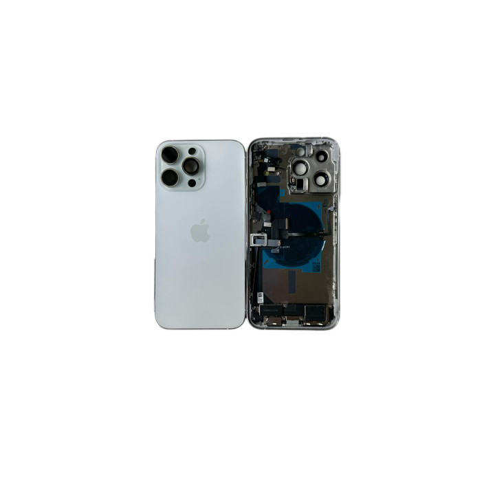 Complete preassembled chassis for iPhone 14 Pro Max White + seal