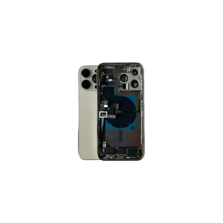 Châssis complet prémonté pour iPhone 14 Pro Max Or + joint + outils